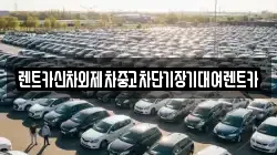렌트카신차외제차중고차단기장기대여렌트카