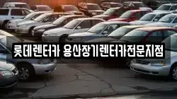 롯데렌터카 용산장기렌터카전문지점