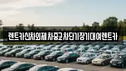 렌트카신차외제차중고차단기장기대여렌트카