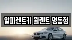 알파렌트카 월렌트 명동점