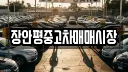 장안평중고차매매시장