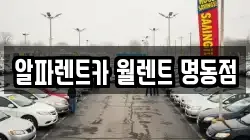 알파렌트카 월렌트 명동점