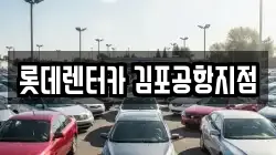 롯데렌터카 김포공항지점