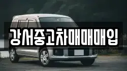 강서중고차매매매입