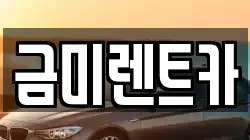 금미렌트카