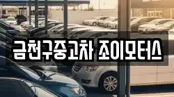 금천구중고차 조이모터스