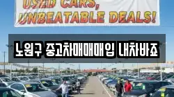 노원구 중고차매매매입 내차바죠