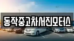동작중고차서진모터스