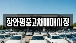 장안평중고차매매시장