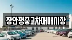 장안평중고차매매시장