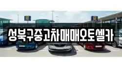 성북구중고차매매오토셀카