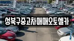 성북구중고차매매오토셀카