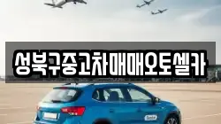 성북구중고차매매오토셀카