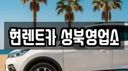 현렌트카 성북영업소