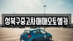 성북구중고차매매오토셀카