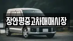 장안평중고차매매시장