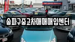 송파구중고차매매매입센터