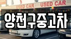 양천구중고차