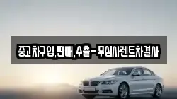 중고차구입,판매,수출-무심사렌트차결사