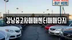 강남중고차매매센터매매단지