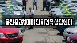 용산중고차매매단지견적상담센터