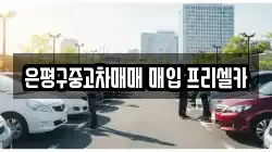 은평구중고차매매 매입 프리셀카