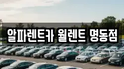 알파렌트카 월렌트 명동점