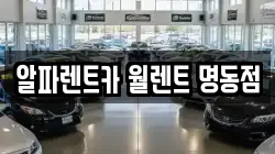 알파렌트카 월렌트 명동점
