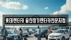 롯데렌터카 용산장기렌터카전문지점