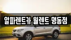 알파렌트카 월렌트 명동점
