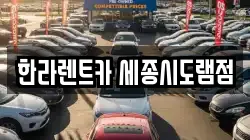 한라렌트카 세종시도램점