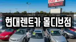현대렌트카 몰디브점