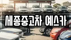 세종중고차 예스카