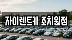 자이렌트카 조치원점
