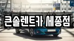 큰솔렌트카 세종점
