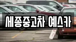 세종중고차 예스카
