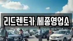 리드렌트카 세종영업소