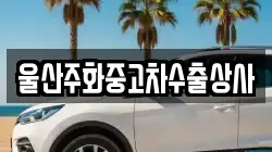 울산주화중고차수출상사