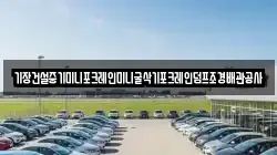 기장건설중기미니포크레인미니굴삭기포크레인덤프조경배관공사