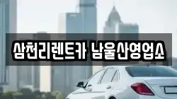 삼천리렌트카 남울산영업소