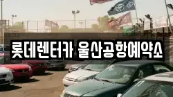 롯데렌터카 울산공항예약소