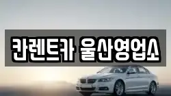 칸렌트카 울산영업소