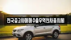 전국중고차매매수출무역전차종시세