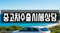 중고차수출시세상담
