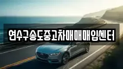 연수구송도중고차매매매입센터