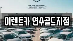 이렌트카 연수골드지점