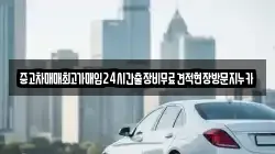 중고차매매최고가매입24시간출장비무료견적현장방문지누카