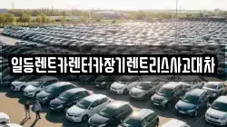 일등렌트카렌터카장기렌트리스사고대차