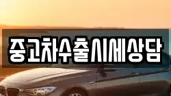중고차수출시세상담