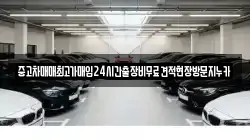 중고차매매최고가매입24시간출장비무료견적현장방문지누카